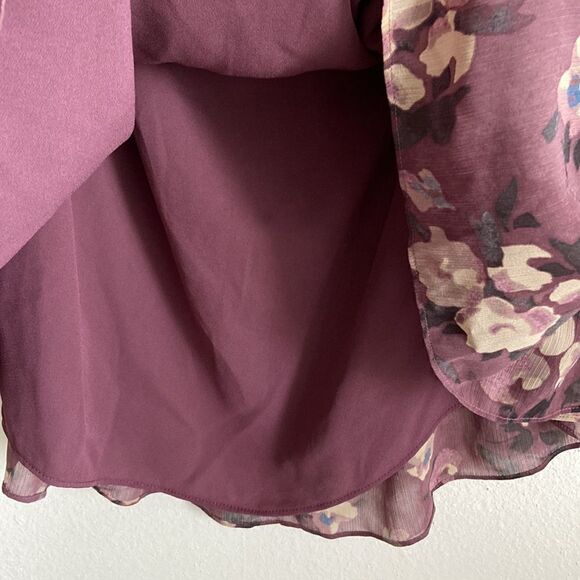 LAUREN Ralph Lauren
Floral Crinkle Georgette Miniskirt NWT size 14 - Picture 10 of 10